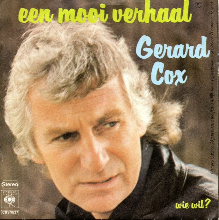 Gerard Cox - Een Mooi Verhaal Vinyl Singles Vinyl Very Good (VG) <br> Hoes Good Plus (G+)