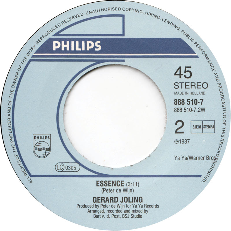 Gerard Joling- Midnight To Midnight Vinyl Singles Vinyl Very Good (VG) <br> Hoes Good Plus (G+)