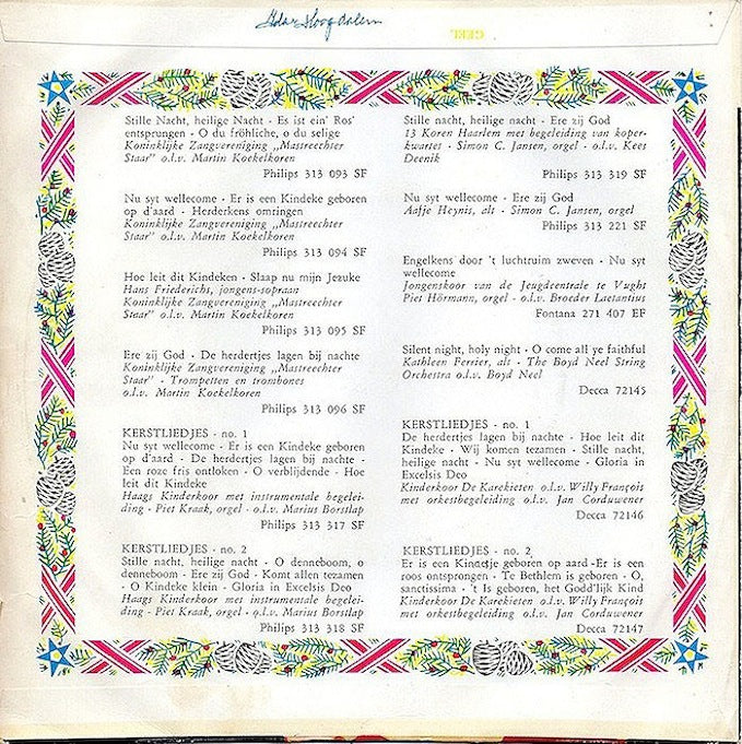 Haags Kinderkoor - Vrolijk Kerstfeest (Kerstliedjes No. *) Vinyl Singles Vinyl Very Good (VG) <br> Hoes Good Plus (G+)