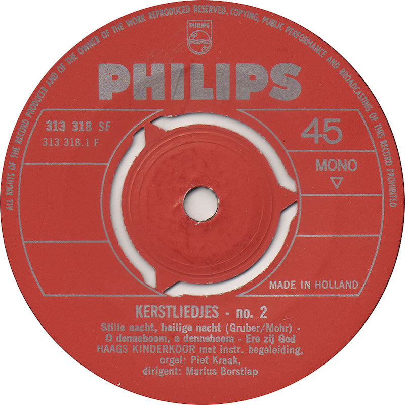 Haags Kinderkoor - Kerstliedjes No. 2 Vinyl Singles Vinyl Very Good (VG) <br> Hoes Generic