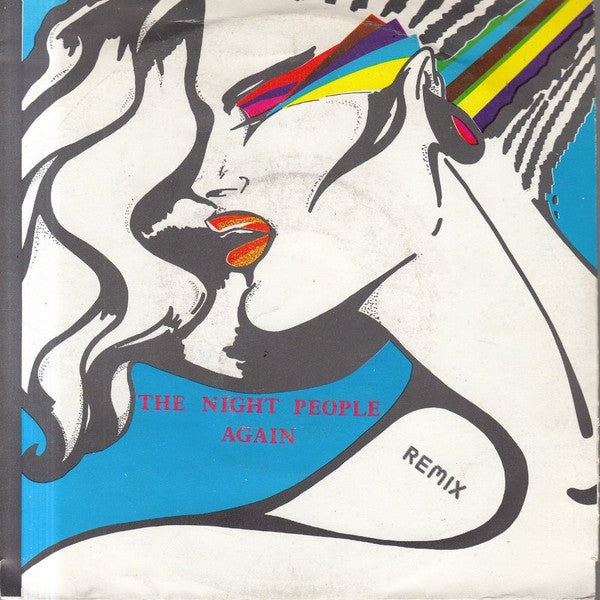 Night People - Again (Remix) Vinyl Singles Vinyl Very Good (VG) <br> Hoes Good Plus (G+)