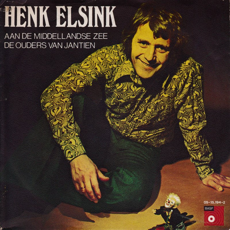 Henk Elsink - Aan De Middellandse Zee Vinyl Singles Vinyl Very Good (VG) <br> Hoes Good Plus (G+)