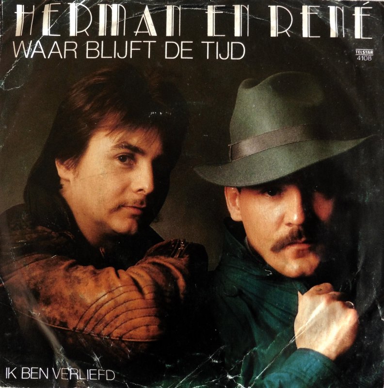 Herman & Rene - Waar Blijft De Tijd Vinyl Singles Vinyl Very Good (VG) <br> Hoes Good Plus (G+)