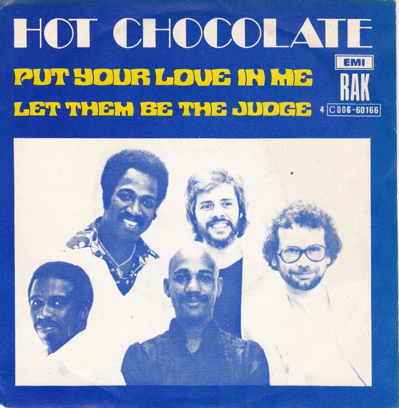 Hot Chocolate - Put Your Love In Me 40618 Vinyl Singles Vinyl Very Good (VG) <br> Hoes Good Plus (G+)