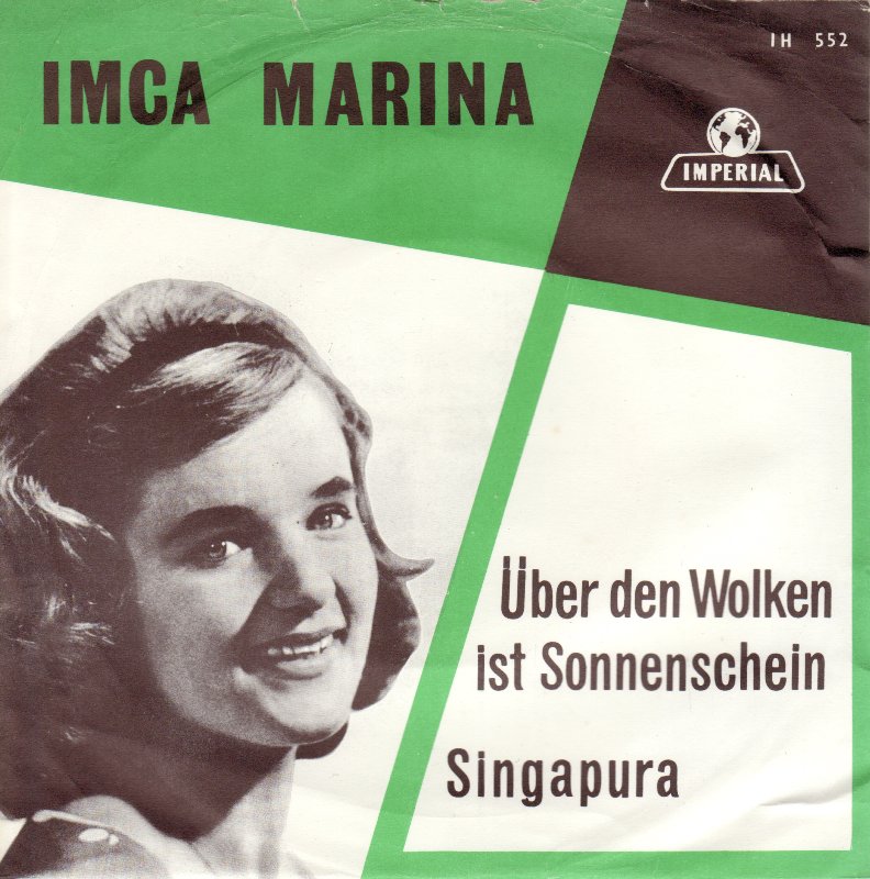 Imca Marina - Uber Den Wolken Ist Sonnenschein 35116 Vinyl Singles