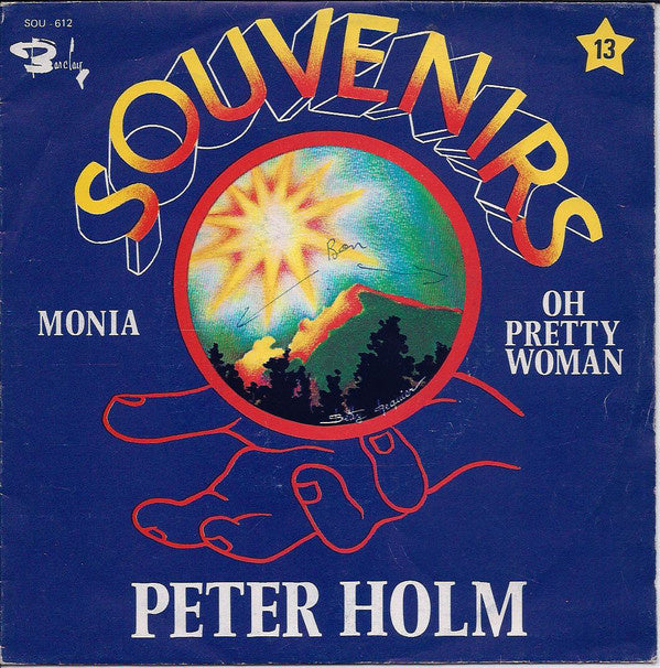 Peter Holm - Monia (Barclay) Vinyl Singles Vinyl Goed / Hoes Tekst