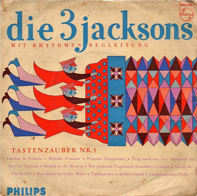 3 Jacksons - Tastenzauber Nr. 3 Vinyl Singles EP Vinyl Very Good (VG) <br> Hoes Good Plus (G+)