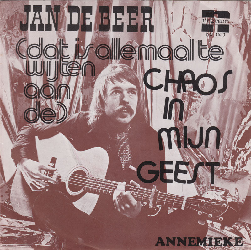 Jan de Beer - Chaos In Mijn Geest Vinyl Singles