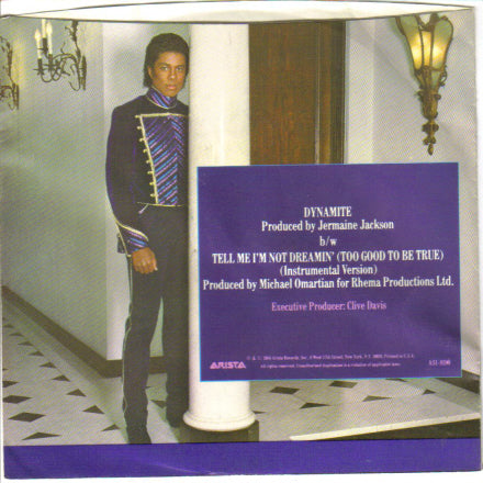 Jermaine Jackson - Dynamite Vinyl Singles Vinyl (VG) <br> Hoes (G+)