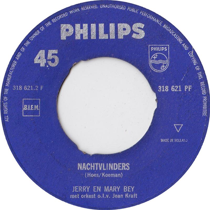 Jerry En Mary Bey - De Bedelaar Van Parijs 22548 Vinyl Singles Vinyl Very Good (VG) <br> Hoes Generic