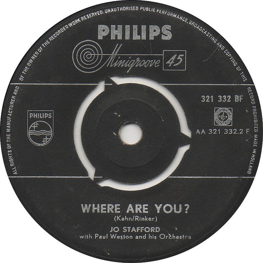 Jo Stafford - Thank You For Calling 16867