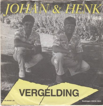 Johan & Henk - Vergelding Vinyl Singles Vinyl (VG) <br> Hoes (G+)
