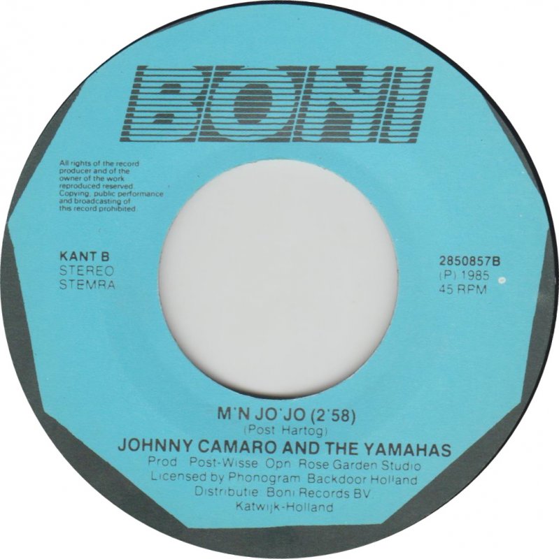 Johnny Camaro - Een Beetje Vinyl Singles