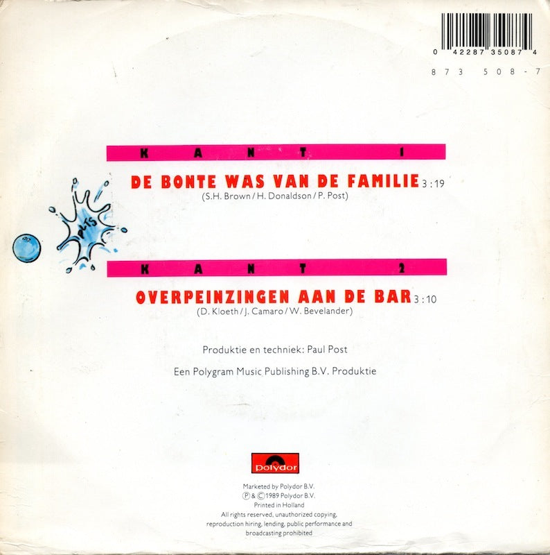 Johnny Camaro - De Bonte Was Van De Familie 32672 Vinyl Singles Vinyl Goed / Hoes Goed