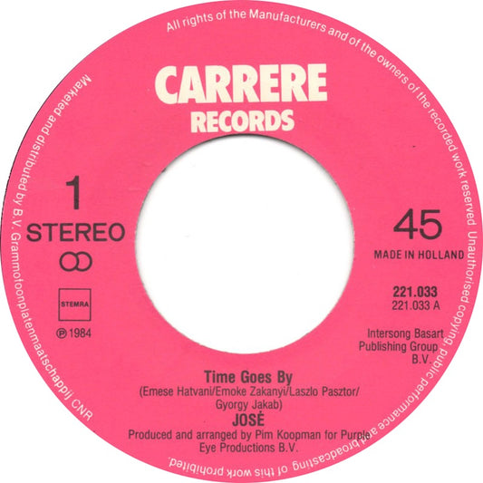 Jose - Time Goes By 30180
