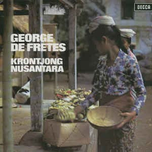 George de Fretes - Krontjong Nusantara (LP) Vinyl LP Vinyl Very Good (VG) <br> Hoes Good Plus (G+)