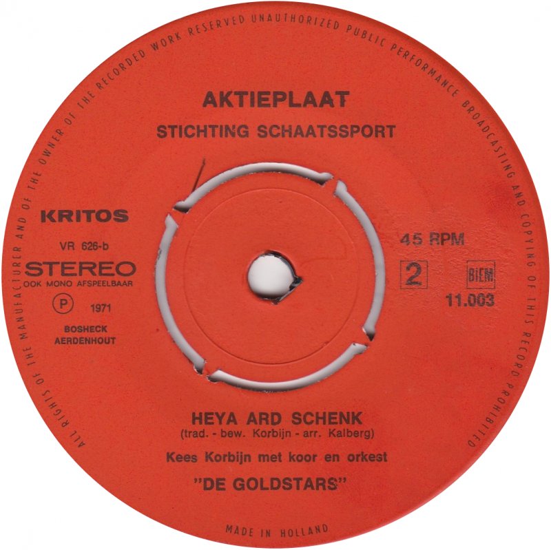 Kees Korbijn - Ard Die Heeft De Wereld Cup Heya Ard Schenk Ra Ta Ta Vinyl Singles