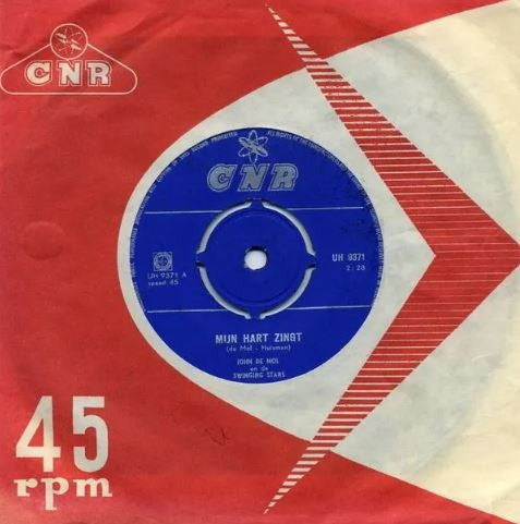 John De Mol - Mijn Hart Zingt Vinyl Singles Vinyl (VG) <br> Hoes (G+)
