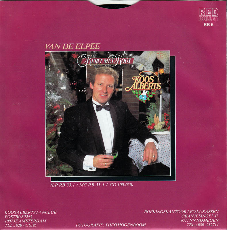 Koos Alberts - Winter In M'n Hart 36475 Vinyl Singles Vinyl Very Good (VG) <br> Hoes Good Plus (G+)