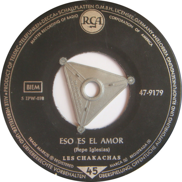 Les Chakachas - Beau Coco Vinyl Singles Vinyl Very Good (VG) <br> Hoes Good Plus (G+)