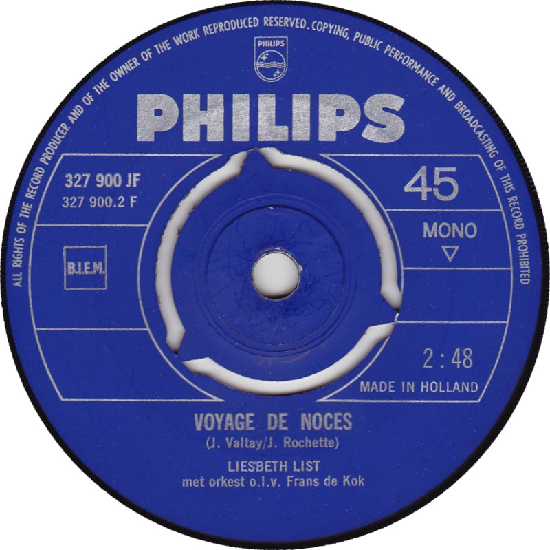 Liesbeth List - Va-t'en Loin Vinyl Singles