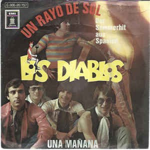Los Diablos - Un Rayo De Sol Vinyl Singles Vinyl Very Good (VG) <br> Hoes Good Plus (G+)