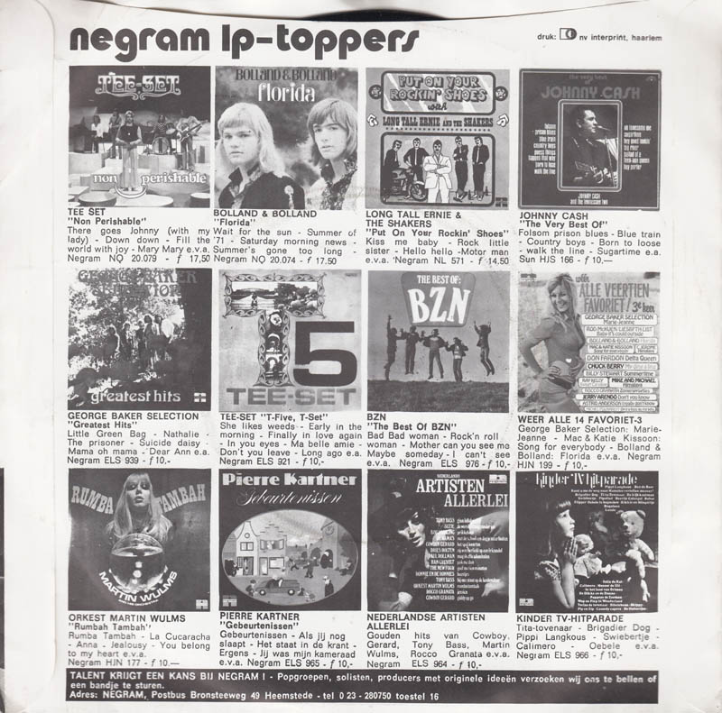 Los Pekenikes - Transoceanico A Bucaramanga Vinyl Singles Vinyl Very Good (VG) <br> Hoes Good Plus (G+)