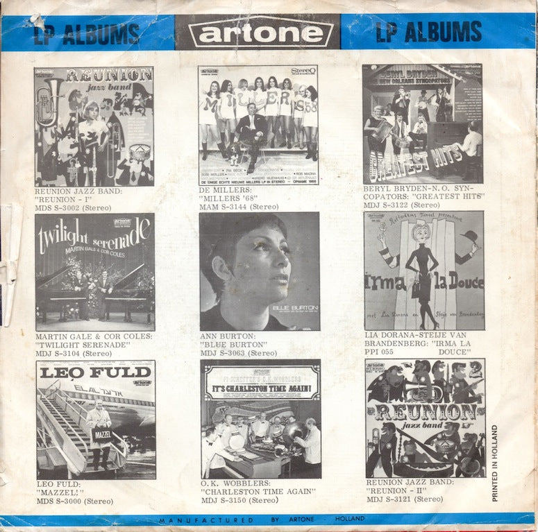 Louis van Dijk - A Whiter Shade Of Pale Vinyl Singles Vinyl Very Good (VG) <br> Hoes Good Plus (G+)