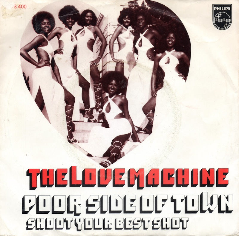 Love Machine - Poor Side Of Town Vinyl Singles Vinyl Very Good (VG) <br> Hoes Good Plus (G+)