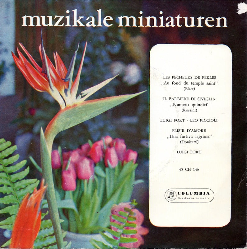 Luigi Port - Les Pecheurs De Perles Vinyl Singles Vinyl Very Good (VG) <br> Hoes Good Plus (G+)