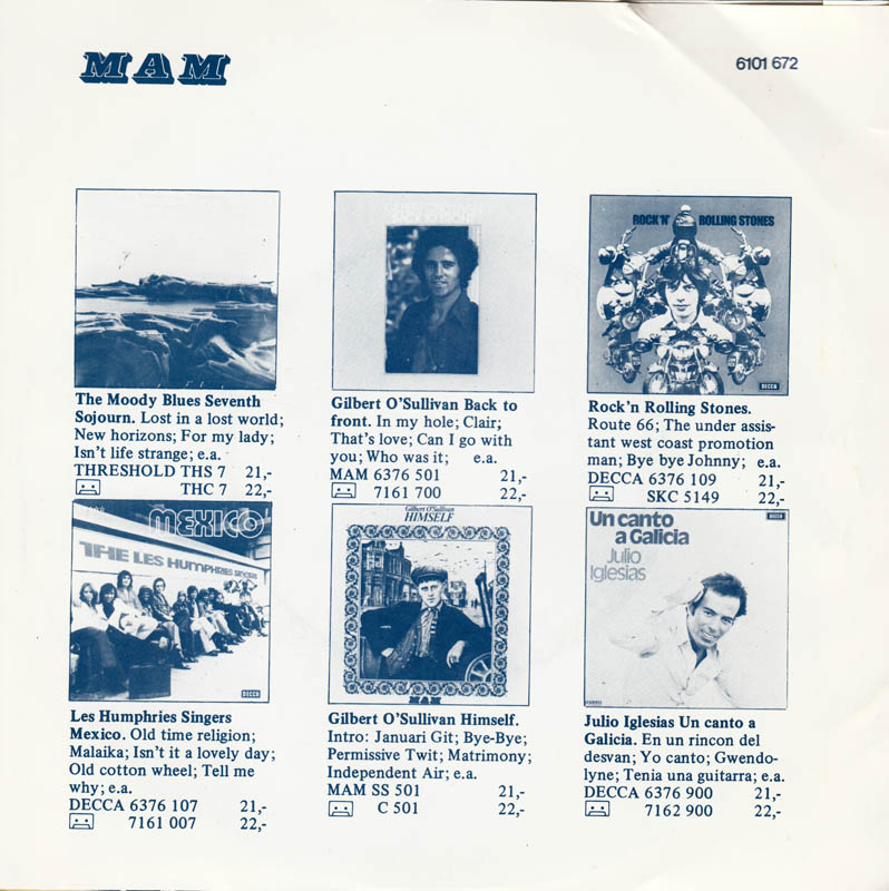 Lynsey De Paul - All Night Vinyl Singles Vinyl Very Good (VG) <br> Hoes Good Plus (G+)