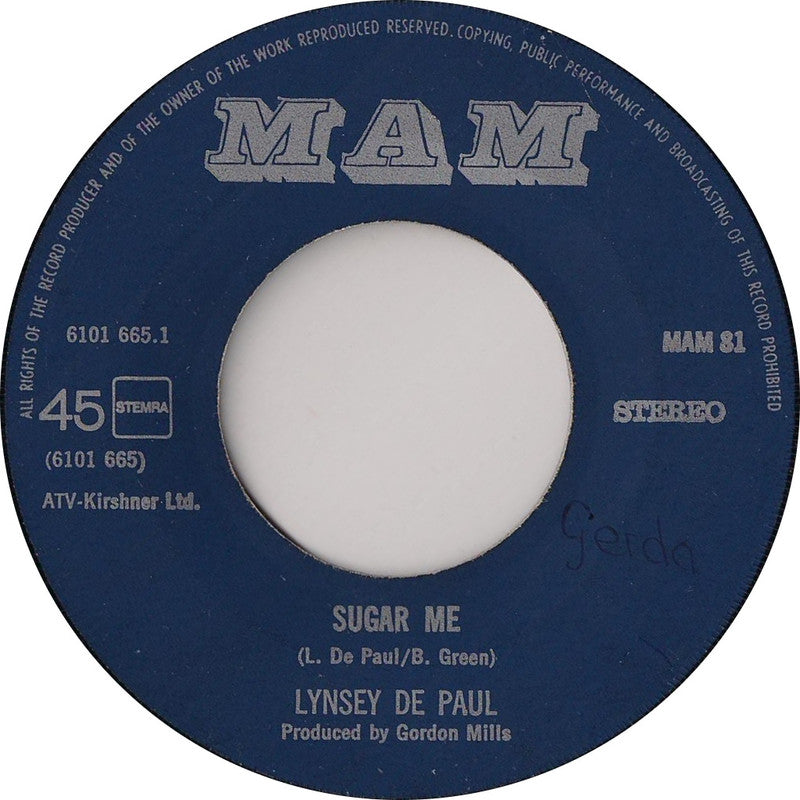 Linsey De Paul - Storm In A Teacup Vinyl Singles