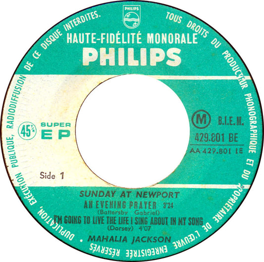 Mahalia Jackson - An Evening Payer