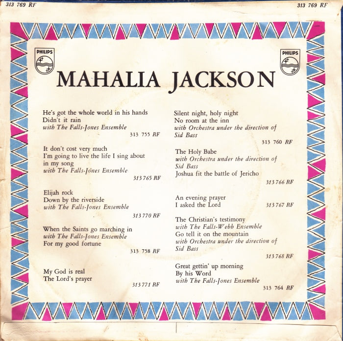 Mahalia Jackson - Onward, Christian Soldiers Vinyl Singles Vinyl Very Good (VG) <br> Hoes Good Plus (G+)