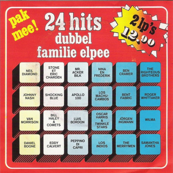Various - ** Hits dubbel familie elpee (LP) Vinyl LP Vinyl Very Good (VG) <br> Hoes Good Plus (G+)