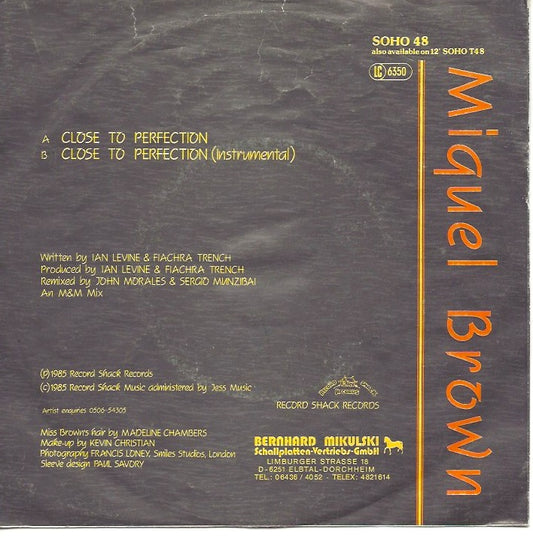 Miquel Brown - Close To Perfection 15887