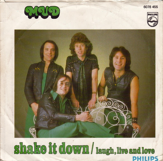 Mud - Shake It Down 39405 Vinyl Singles Vinyl Zeer Goed / Hoesje Goed "VINYLSINGLES.NL"