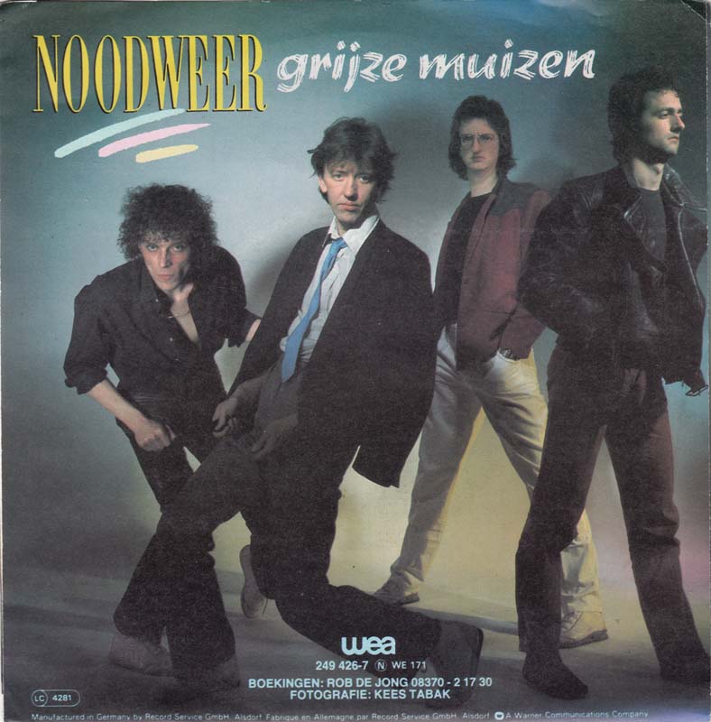 Noodweer - Grijze Muizen Vinyl Singles Vinyl Very Good (VG) <br> Hoes Good Plus (G+)