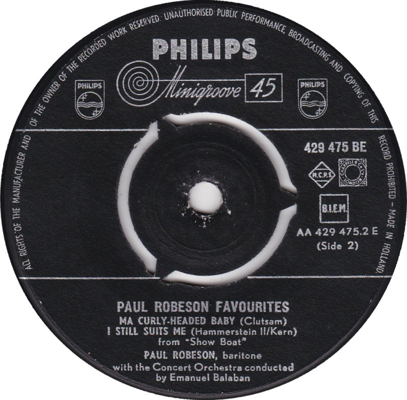 Paul Robeson - Favourites 14409