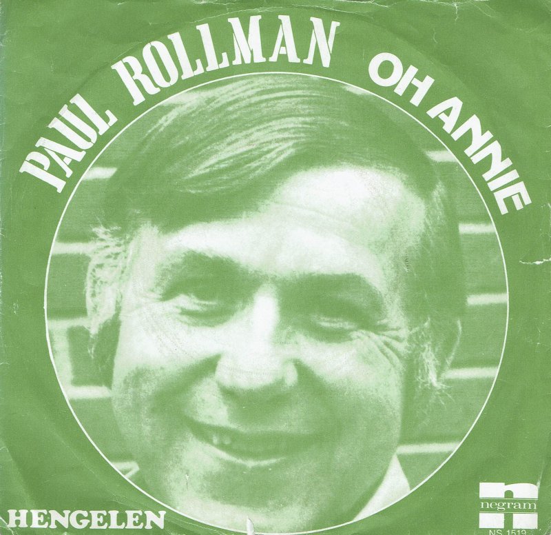 Paul Rollman - Oh Annie Vinyl Singles Vinyl Very Good (VG) <br> Hoes Good Plus (G+)