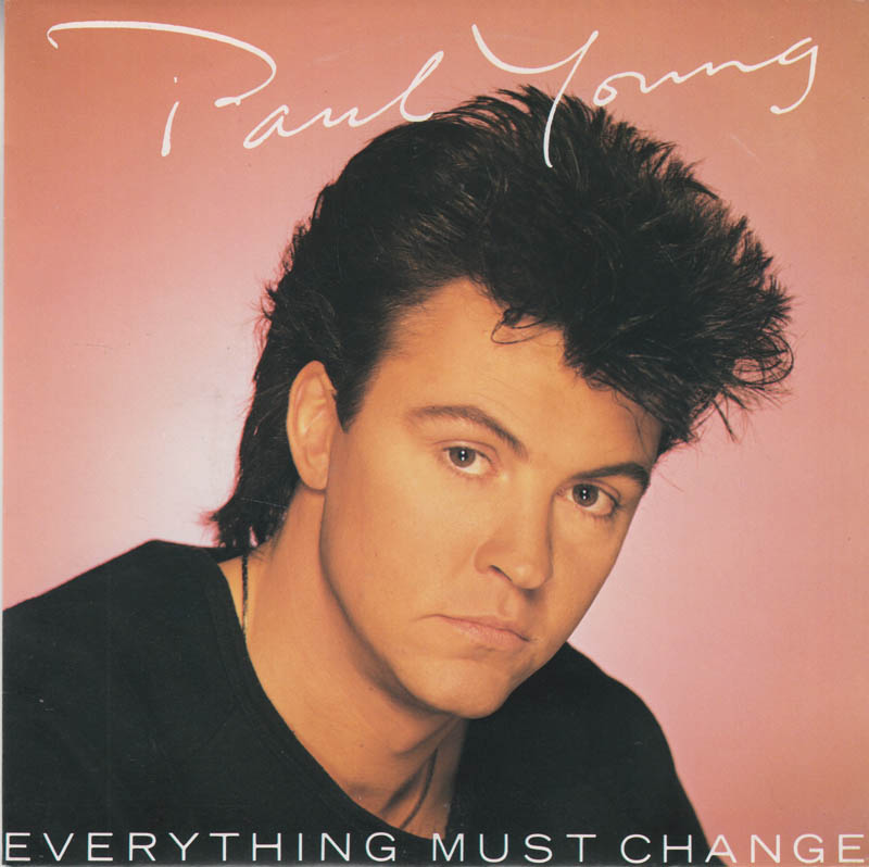 Paul Young - Everything Must Change 29371 Vinyl Singles Vinyl Very Good (VG) <br> Hoes Good Plus (G+)