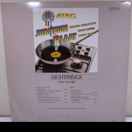 Louis Van Dijk Trio - Nightwings (LP) Vinyl LP Vinyl Very Good (VG) <br> Hoes Good Plus (G+)