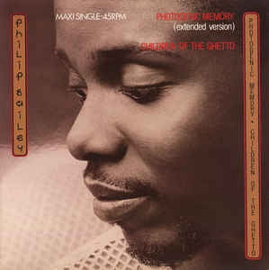 Philip Bailey - Photogenic Memory (Maxi-Single) Maxi-Singles Vinyl Very Good (VG) <br> Hoes Good Plus (G+)