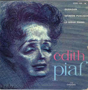 Edith Piaf - Ouragan Vinyl Singles EP