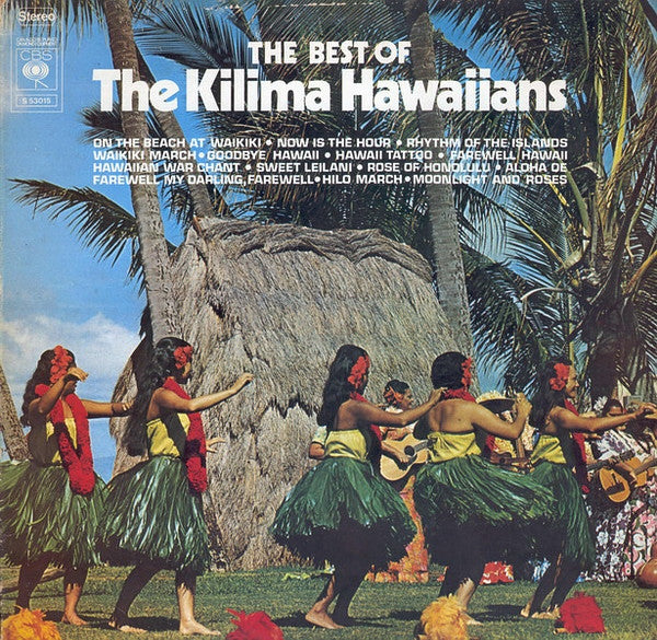 Kilima Hawaiians - The Best Of The Kilima Hawaiians (LP) Vinyl LP Vinyl Very Good (VG) <br> Hoes Good Plus (G+)
