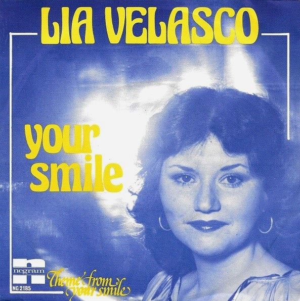 Lia Velasco - Your Smile Vinyl Singles Vinyl Very Good (VG) <br> Hoes Good Plus (G+)