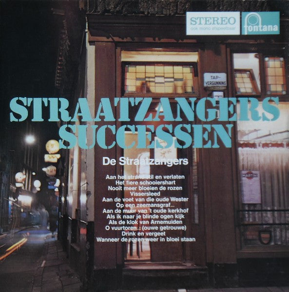 Straatzangers - Straatzanger Successen (LP) Vinyl LP Vinyl Very Good (VG) <br> Hoes Good Plus (G+)