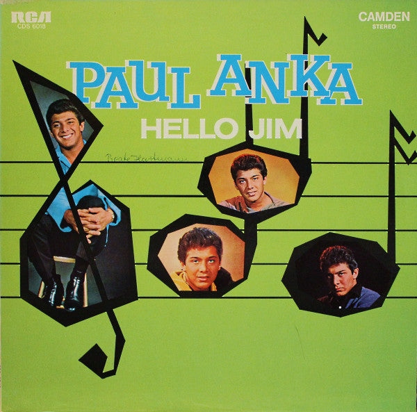 Paul Anka - Hello Jim (LP) Vinyl LP Vinyl (VG) <br> Hoes (G+)