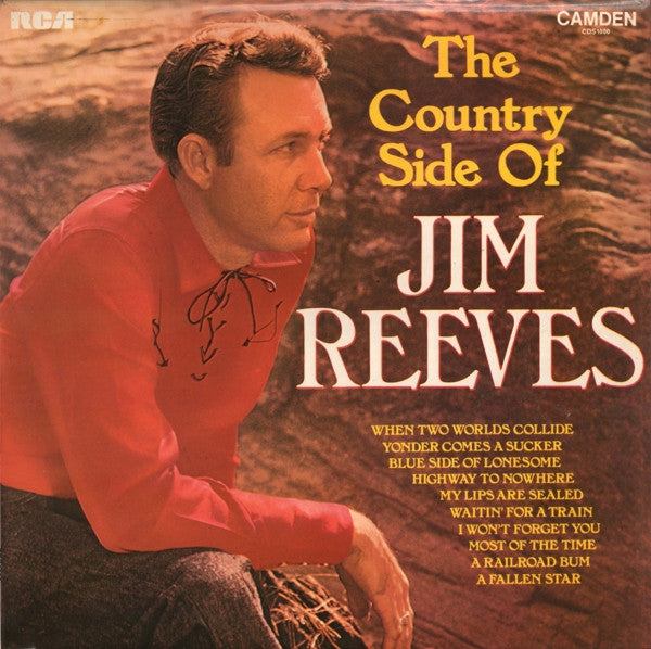 Jim Reeves - The Country Side Of Jim Reeves (LP) 41779 Vinyl LP Vinyl Very Good (VG) <br> Hoes Good Plus (G+)
