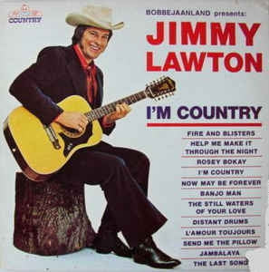 Jimmy Lawton - I'm Country - Vinyl LP Vinyl Very Good (VG) <br> Hoes Good Plus (G+)